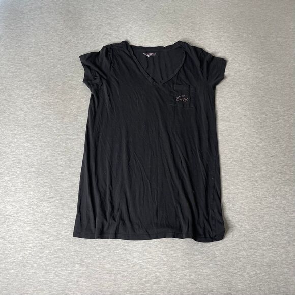 Victoria’s Secret V-Neck Love Script T-Shirt Slip Sleep Shirt PJ Dress - Picture 1 of 9